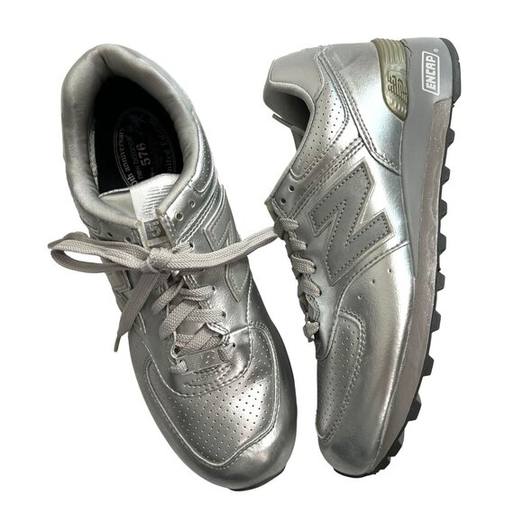 New Balance 576 Sneakers in Silver - Picture 1 of 8